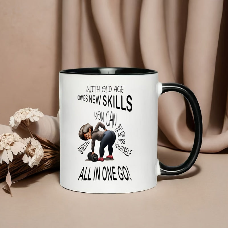 Tailorly Black Accent 11 oz Mug - inspirational quote