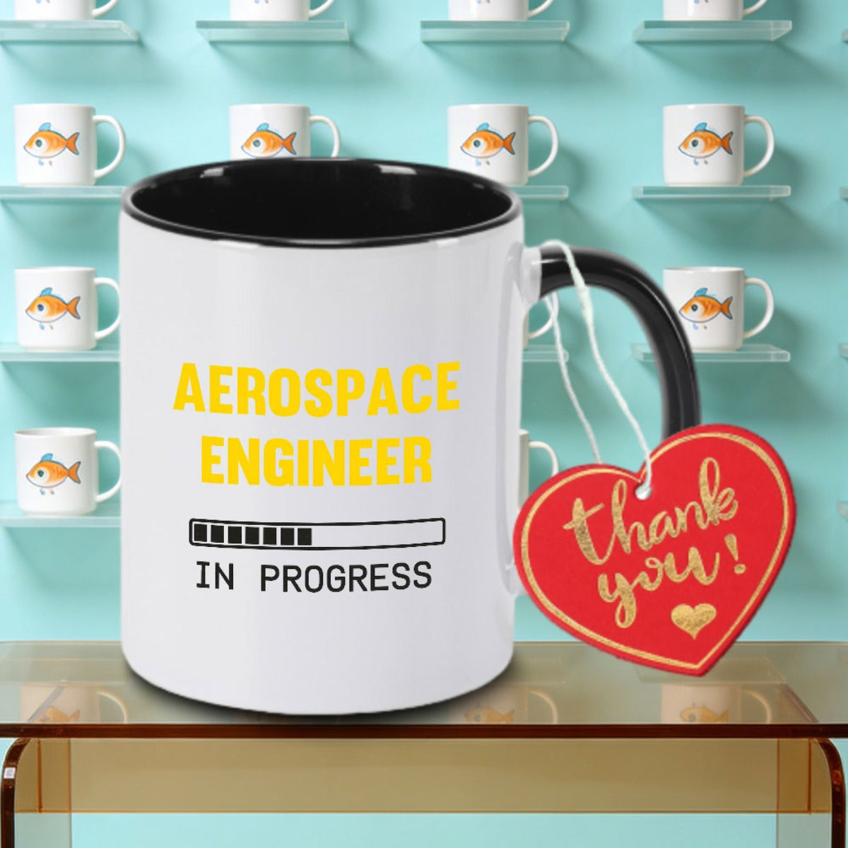 Tailorly Black Accent 11 oz Mug - Logo