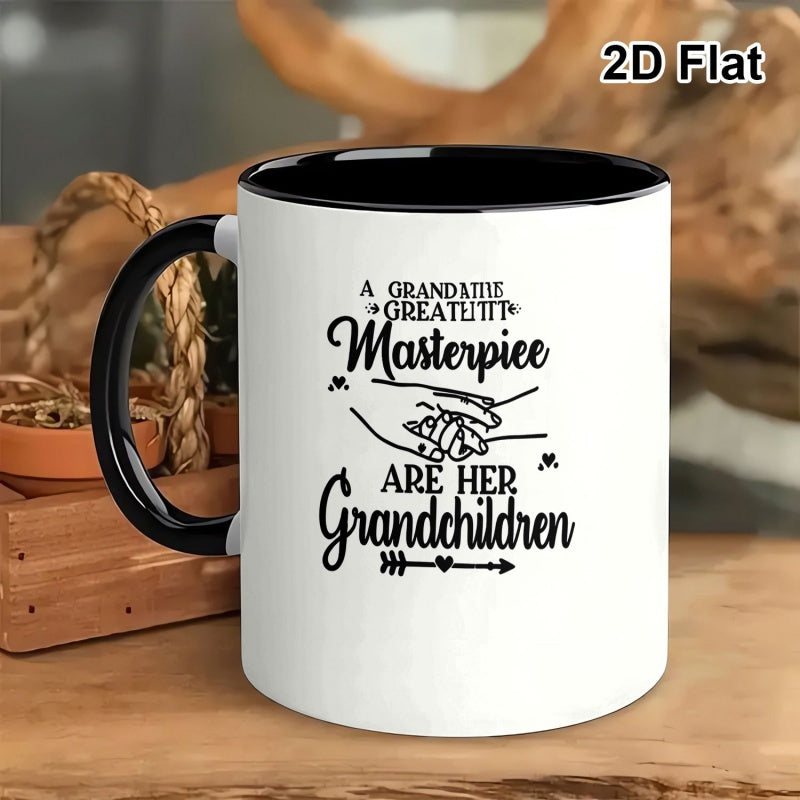 Tailorly Black Accent 11 oz Mug - a grandmas