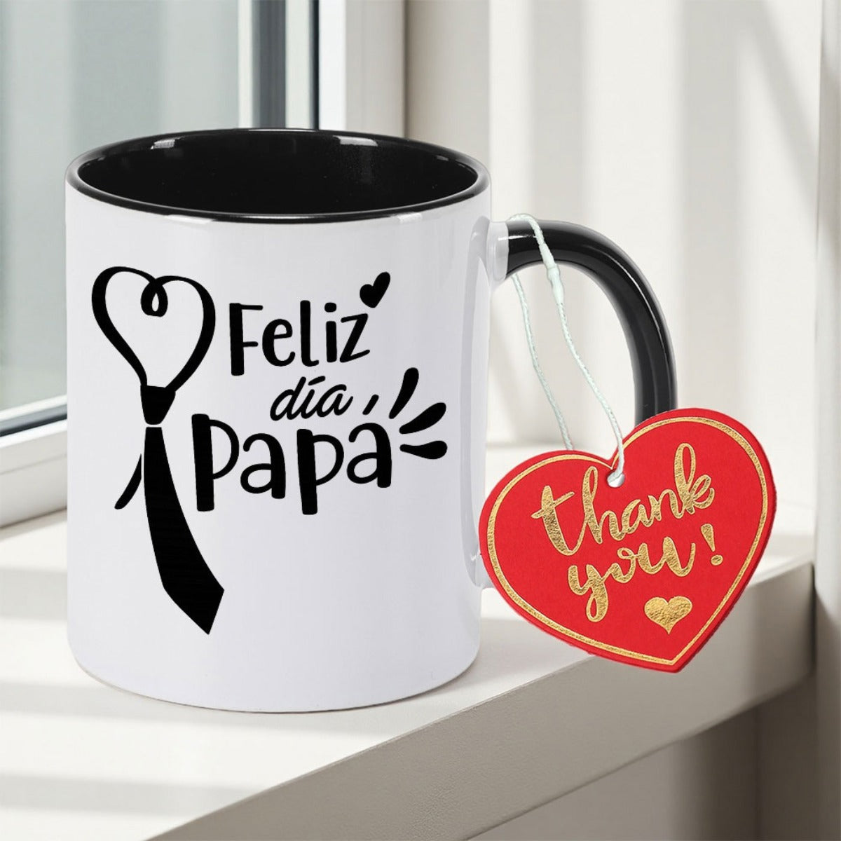 Tailorly Black Accent 11 oz Mug - Happy Father S Day Design