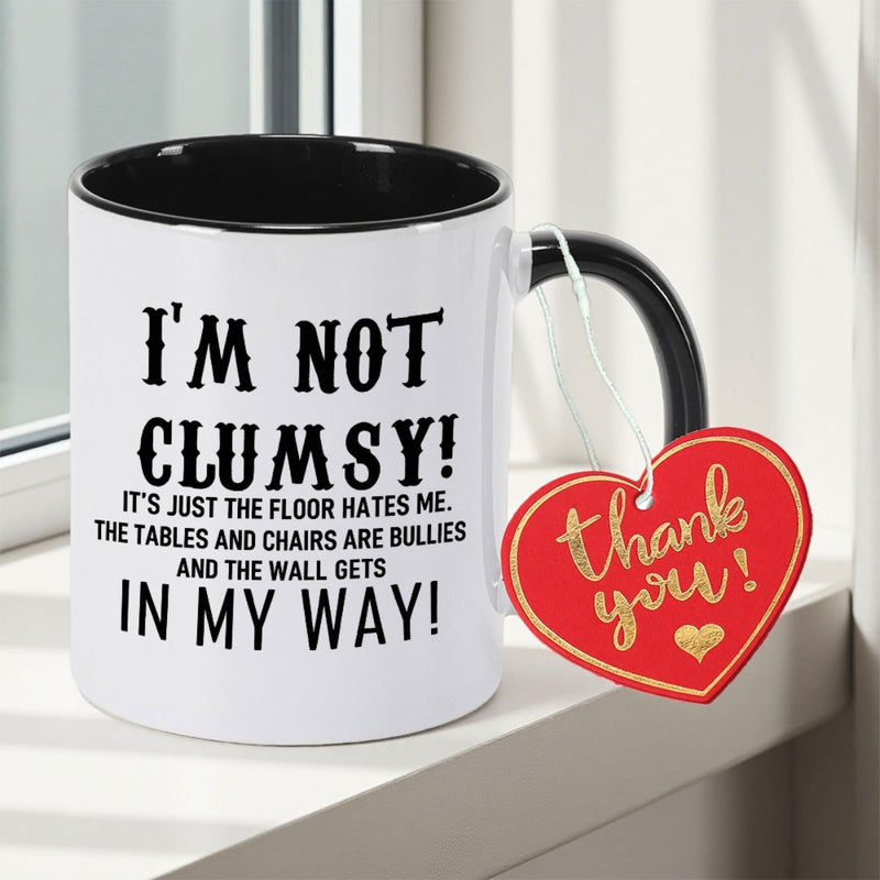 Tailorly Black Accent 11 oz Mug - I M Not !