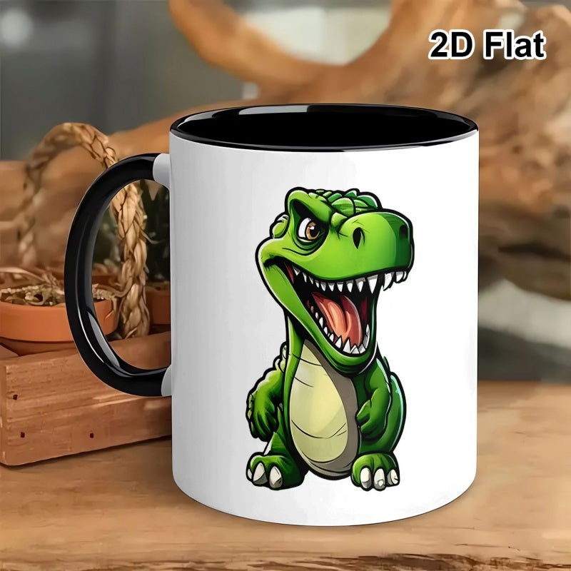 Tailorly Black Accent 11 oz Mug - humorous design in black and white