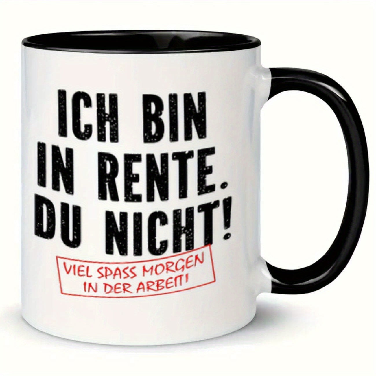 Tailorly Black Accent 11 oz Mug - german text