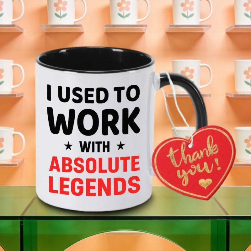 Tailorly Black Accent 11 oz Mug - retired logo