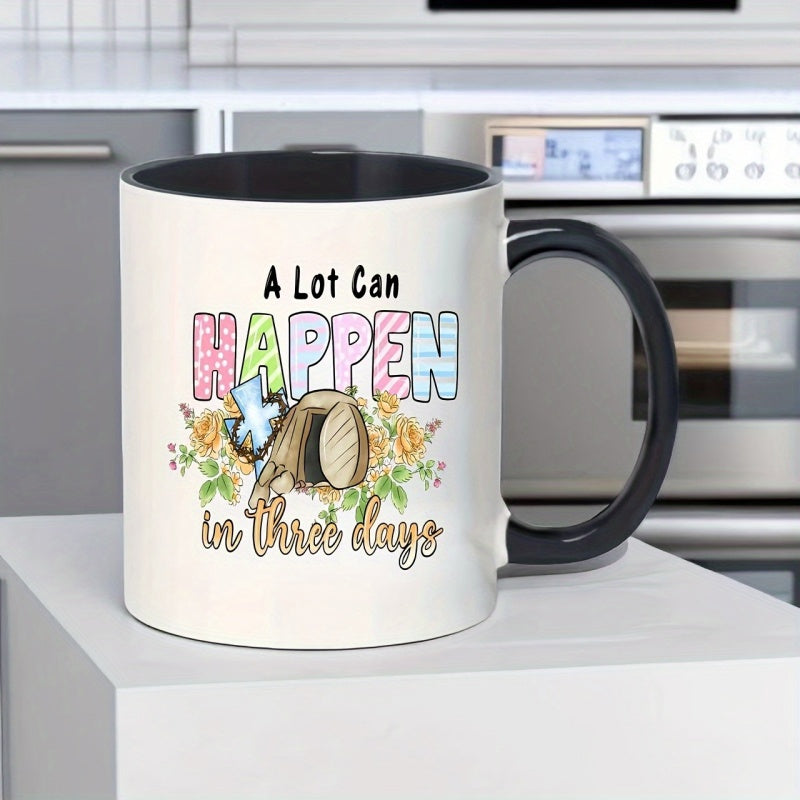 Tailorly Black Accent 11 oz Mug - one surprises such as cartoon mugs gifts for family and holiday presents for the boss black and white two