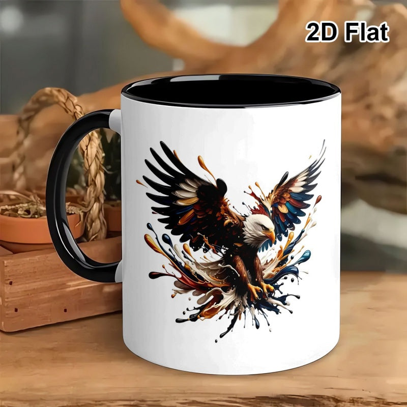 Tailorly Black Accent 11 oz Mug - valentines day gift flying ink