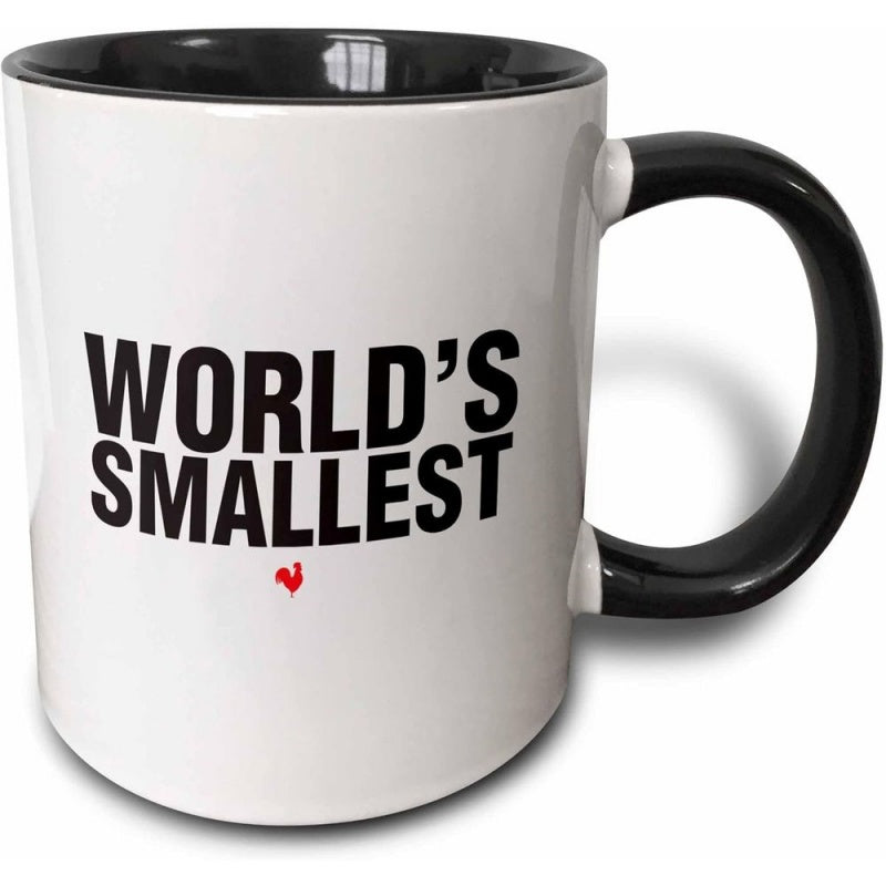 Tailorly Black Accent 11 oz Mug - rooster