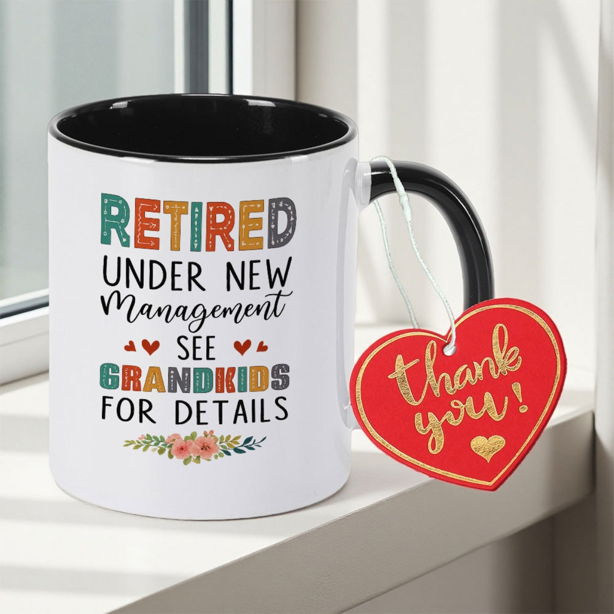 Tailorly Black Accent 11 oz Mug - Retired Under textprint