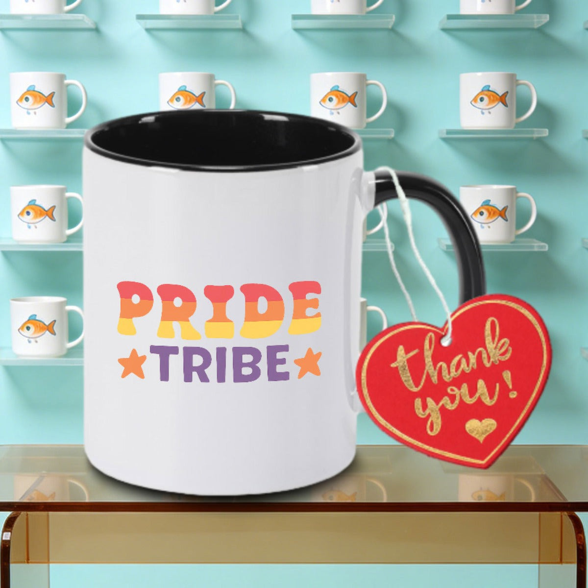 Tailorly Black Accent 11 oz Mug - TRIBE
