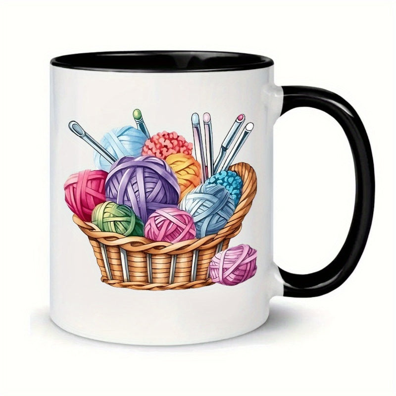 Tailorly Black Accent 11 oz Mug - a mug suitable for office party gifts wedding gifts holiday gifts birthdays hand wash only reusable ceramic
