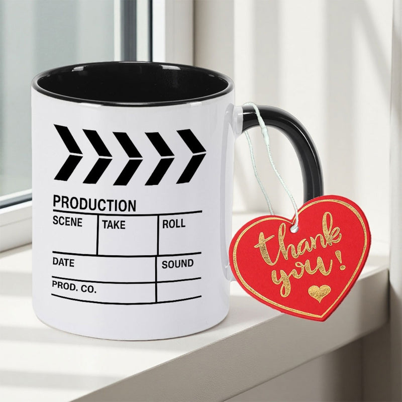 Tailorly Black Accent 11 oz Mug - Production Schedule TAKE Print