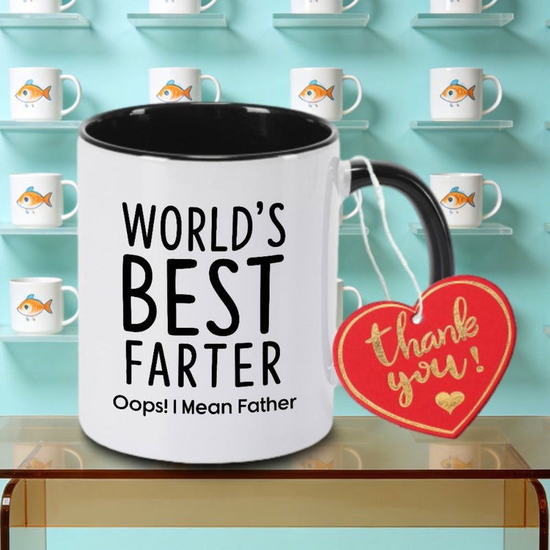 Tailorly Black Accent 11 oz Mug - A Single Piece of Comedy-Themed Ceramic Mug Coffee Tea Or Water. an Ideal Thanksgiving Present for Coworkers It