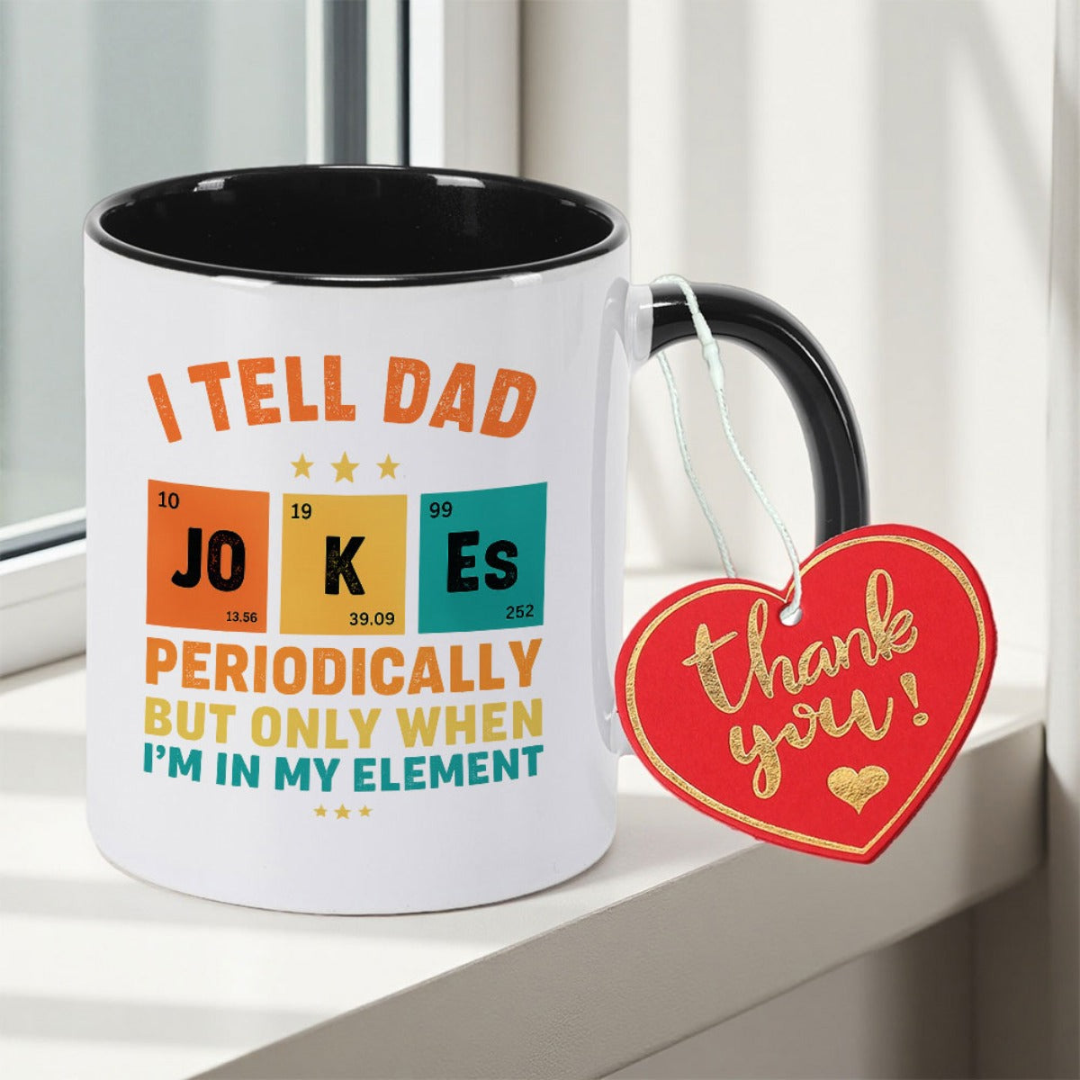 Tailorly Black Accent 11 oz Mug - text "I Only Do so When I a Professional"
