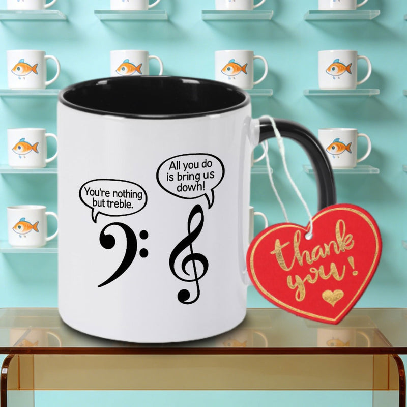 Tailorly Black Accent 11 oz Mug - A Lover S Logo