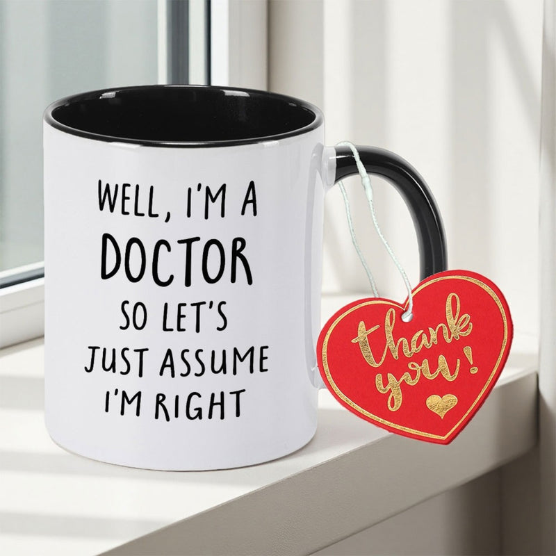 Tailorly Black Accent 11 oz Mug - Just Take It for That I M text