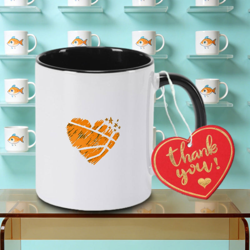 Tailorly Black Accent 11 oz Mug - With Logo