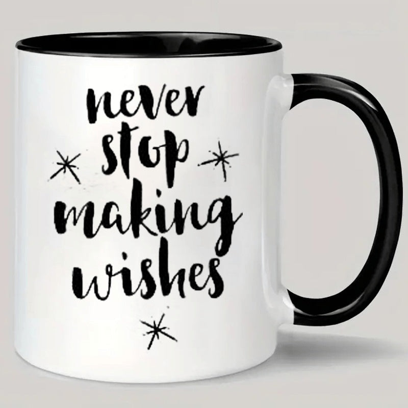 Tailorly Black Accent 11 oz Mug - inspirational message