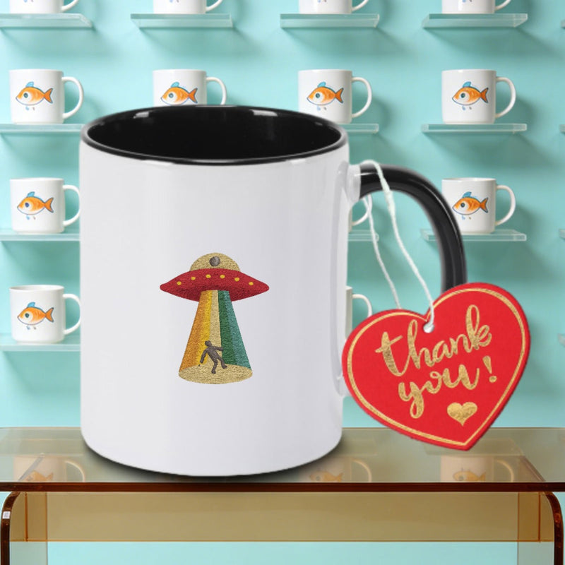 Tailorly Black Accent 11 oz Mug - Print Logo