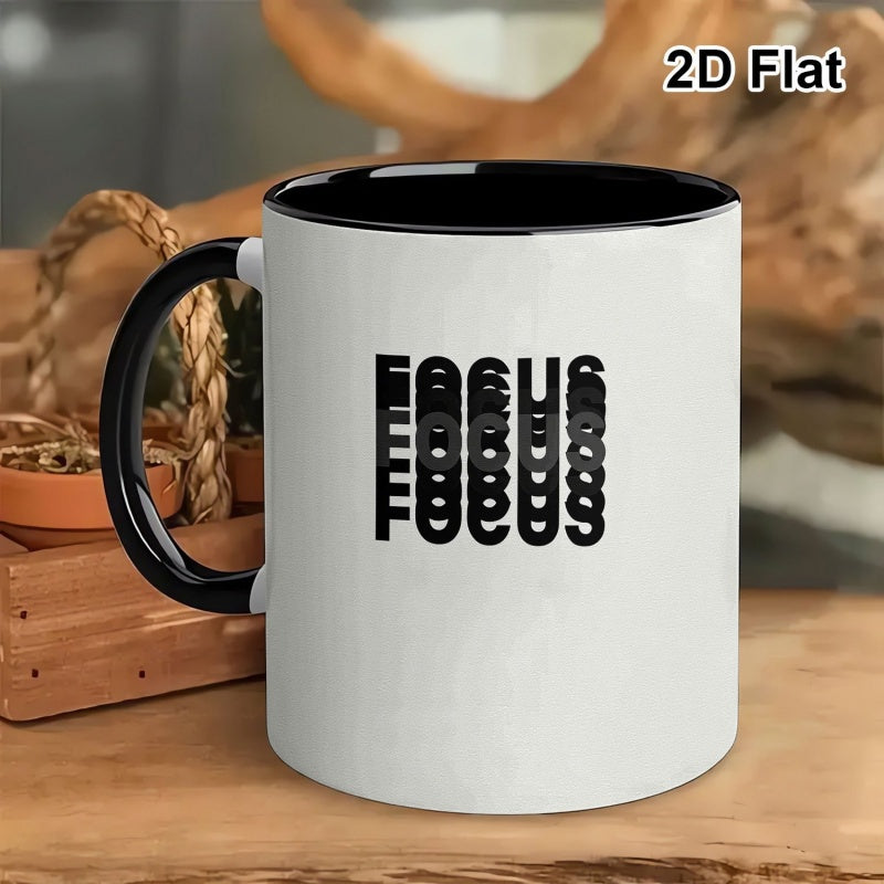Tailorly Black Accent 11 oz Mug - black word art