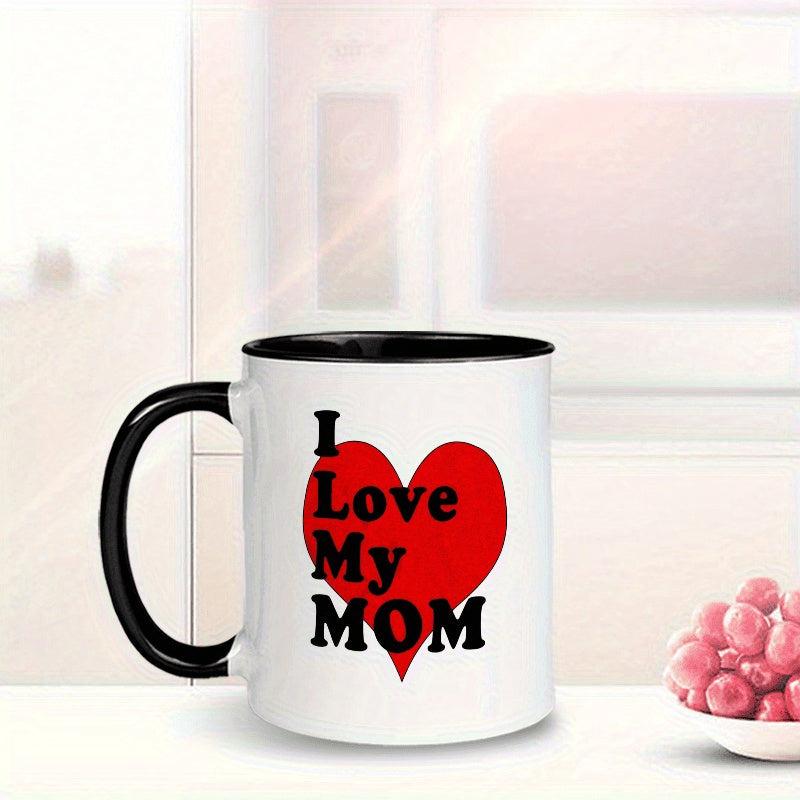 Tailorly Black Accent 11 oz Mug - red color