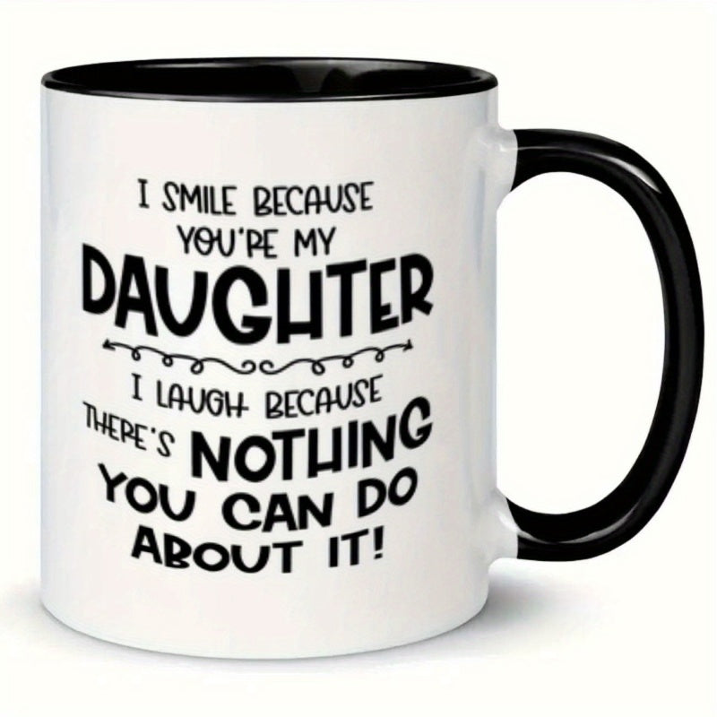 Tailorly Black Accent 11 oz Mug - grateful quote