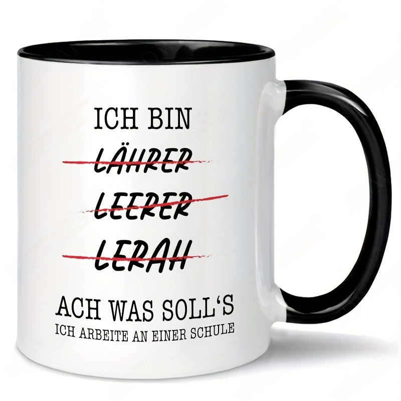 Tailorly Black Accent 11 oz Mug - funny phrase