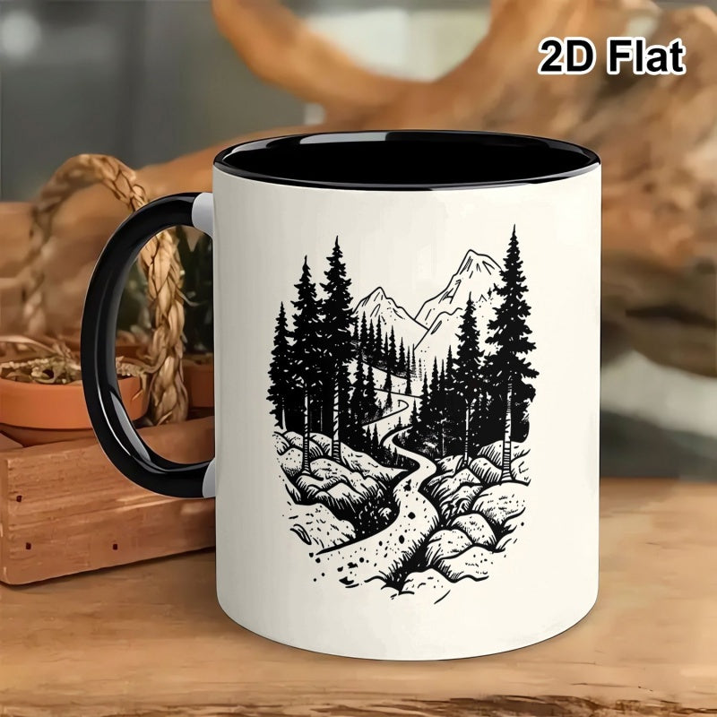 Tailorly Black Accent 11 oz Mug - black and design
