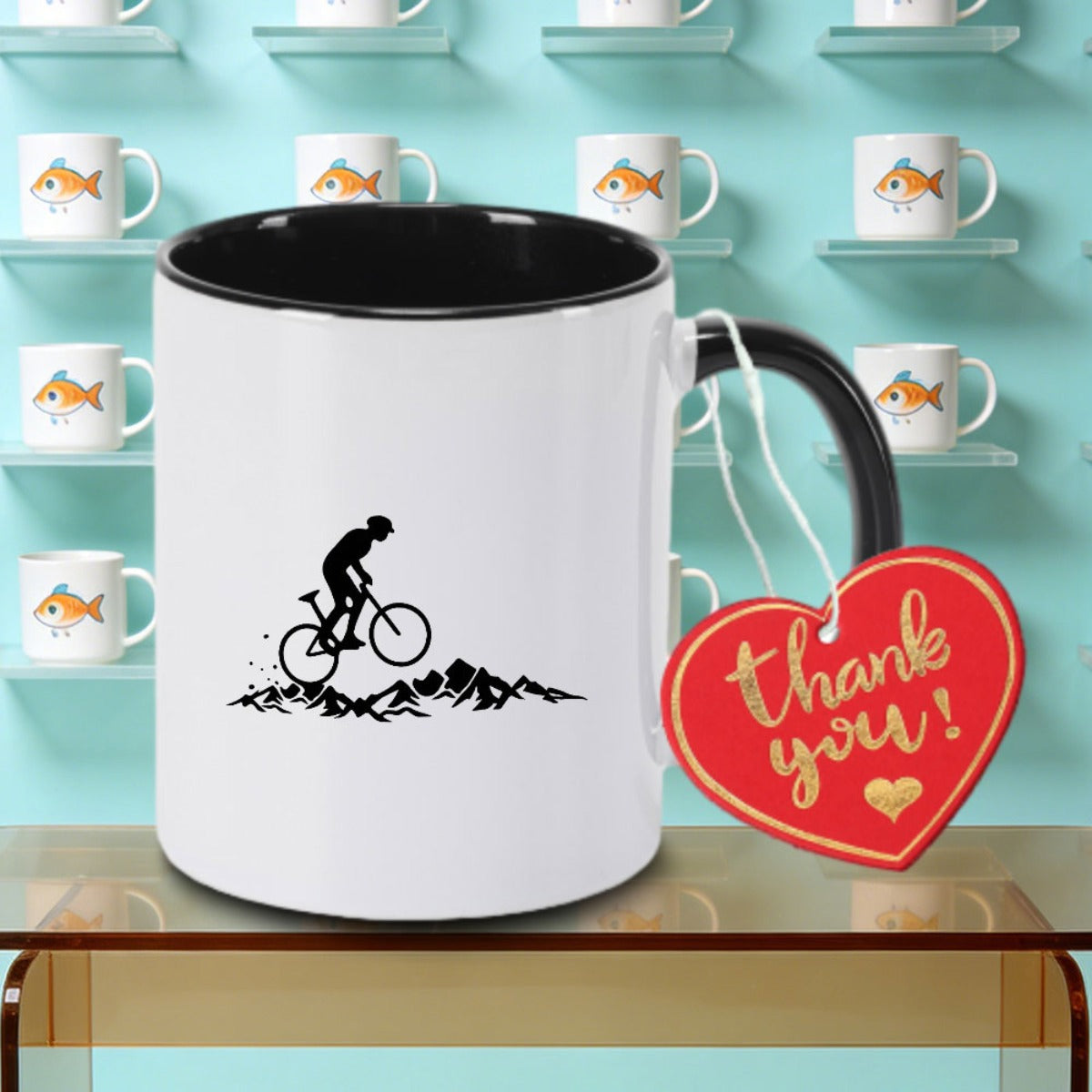 Tailorly Black Accent 11 oz Mug - Logo