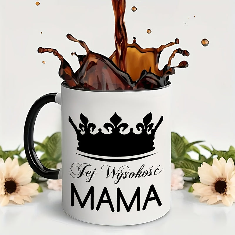 Tailorly Black Accent 11 oz Mug - your mother