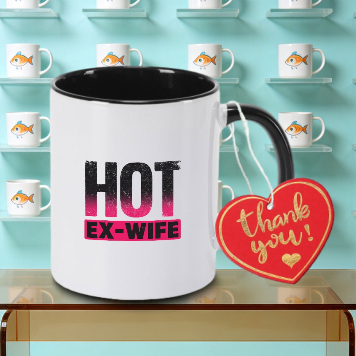 Tailorly Black Accent 11 oz Mug - Print Logo