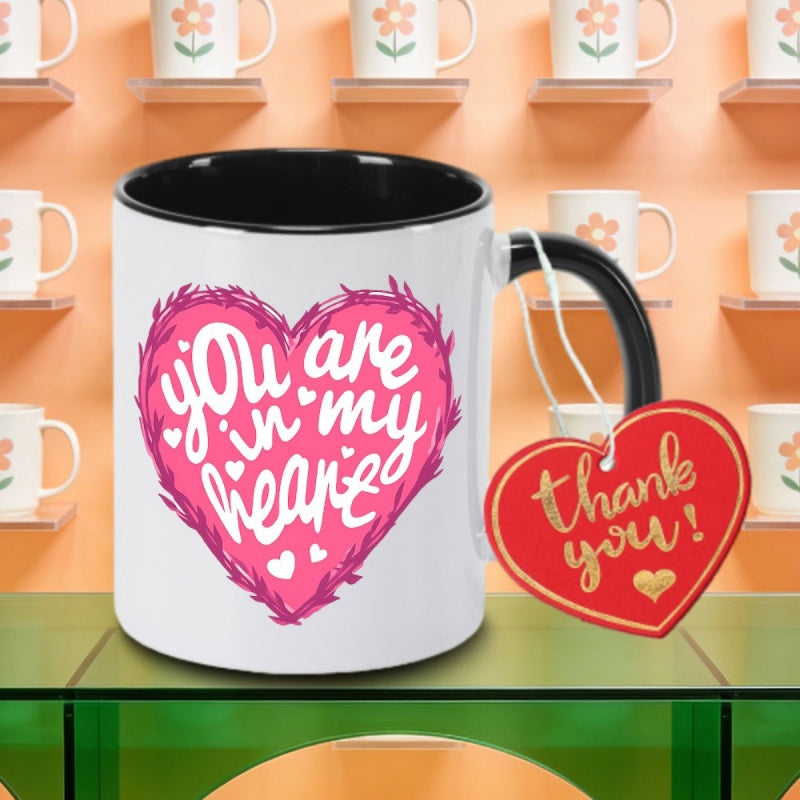 Tailorly Black Accent 11 oz Mug - design logo