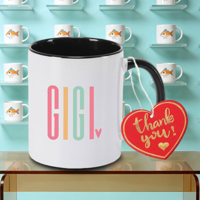 Tailorly Black Accent 11 oz Mug - Logo