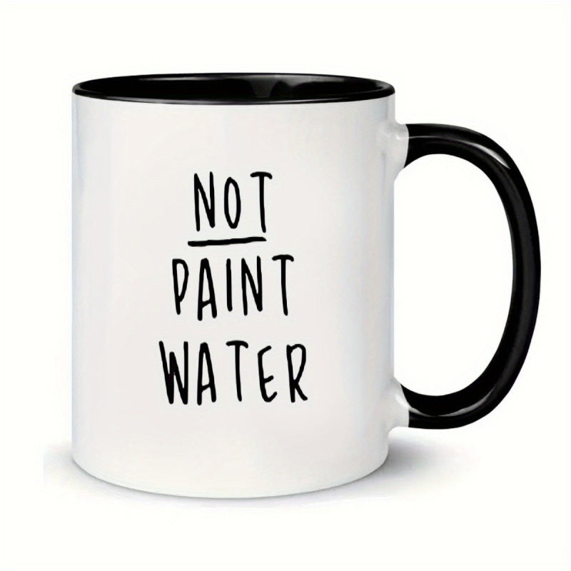 Tailorly Black Accent 11 oz Mug - not paint water text