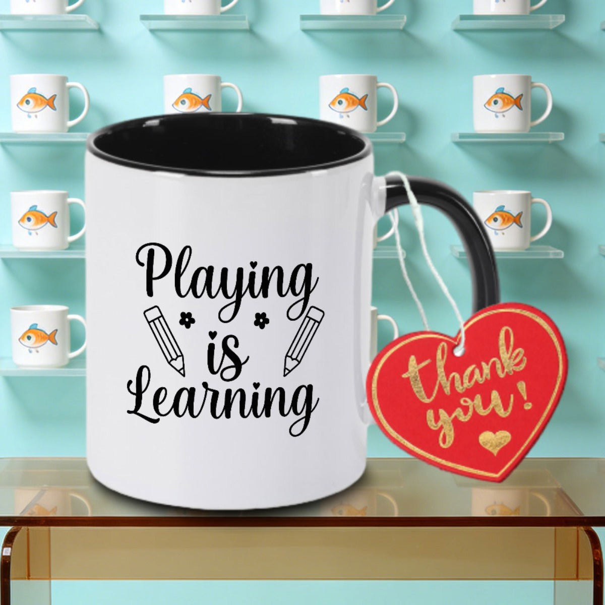 Tailorly Black Accent 11 oz Mug - Printed Logo