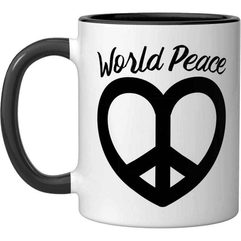 Tailorly Black Accent 11 oz Mug - united countries international day of peace ceramic mug black white 11oz color ceramic mug_c972e25b392545e49603ff268cc57721