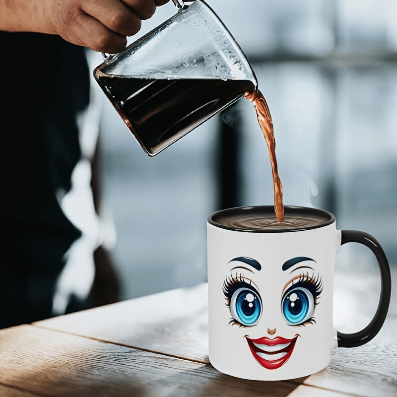 Tailorly Black Accent 11 oz Mug - humorous double sided print