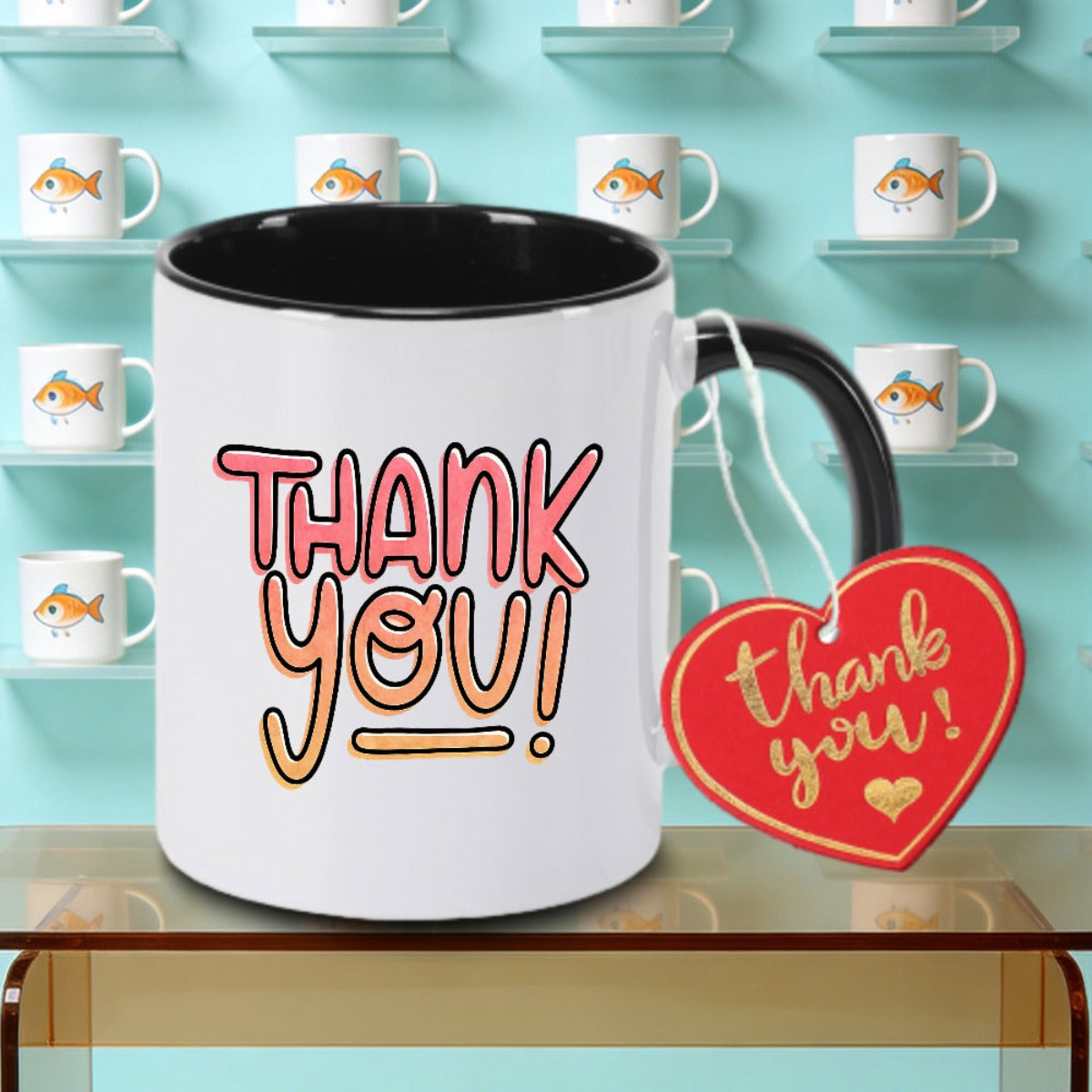 Tailorly Black Accent 11 oz Mug - Fun Logo
