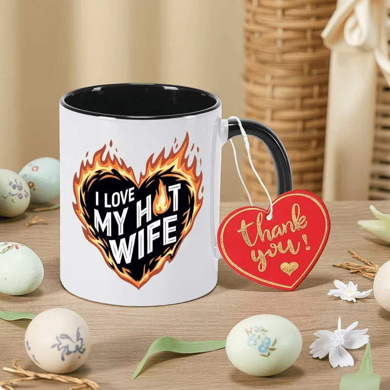Tailorly Black Accent 11 oz Mug - Multi Color Print