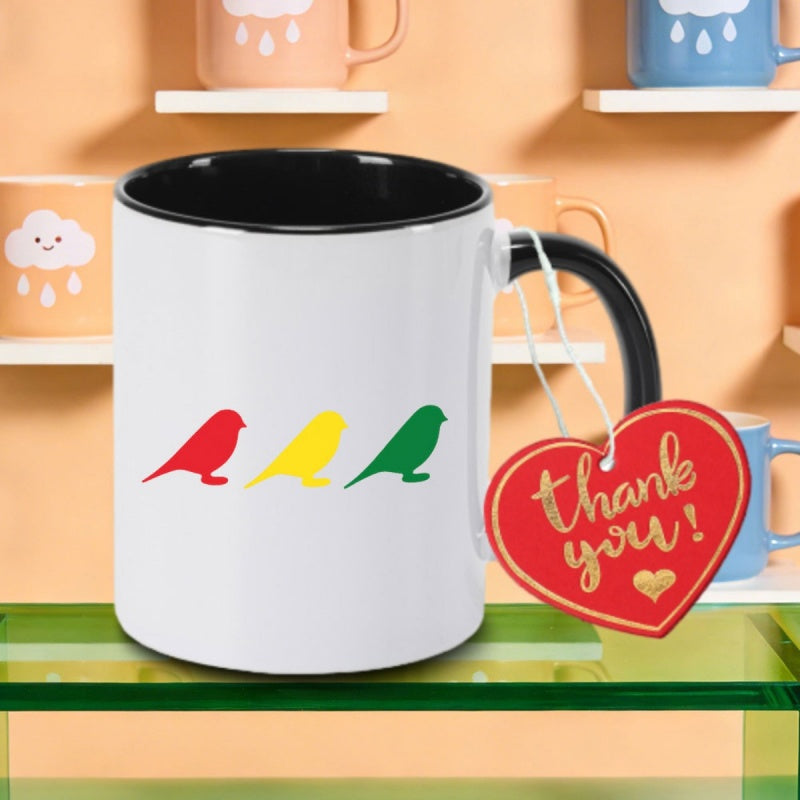 Tailorly Black Accent 11 oz Mug - printed logo
