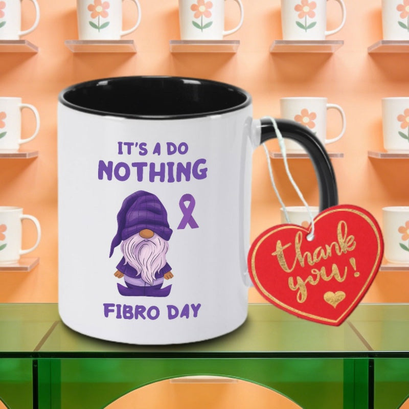 Tailorly Black Accent 11 oz Mug - purple logo