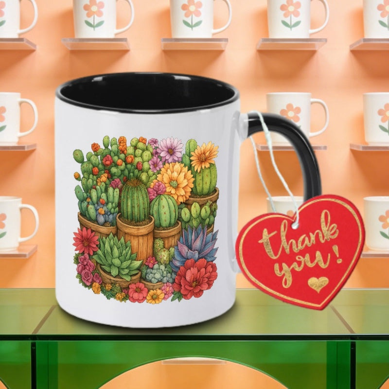 Tailorly Black Accent 11 oz Mug - porcelain logo