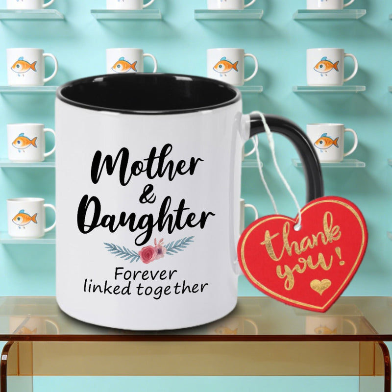Tailorly Black Accent 11 oz Mug - Mothers Day Gift Logo