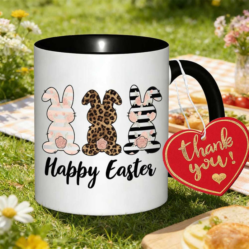 Tailorly Black Accent 11 oz Mug - vibrant rustic birthday design