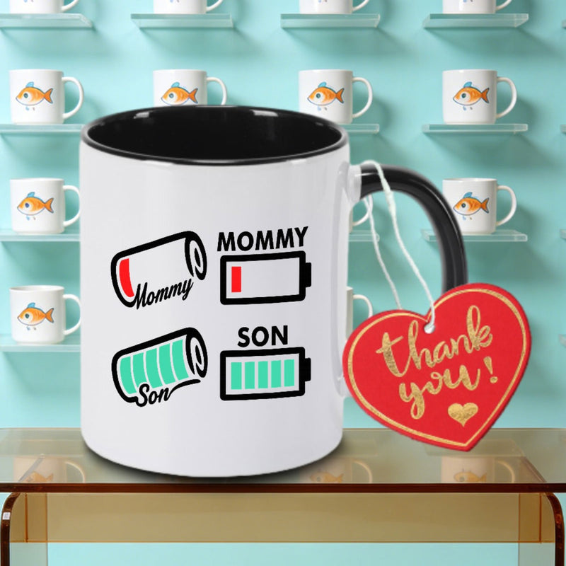 Tailorly Black Accent 11 oz Mug - Theme Logo