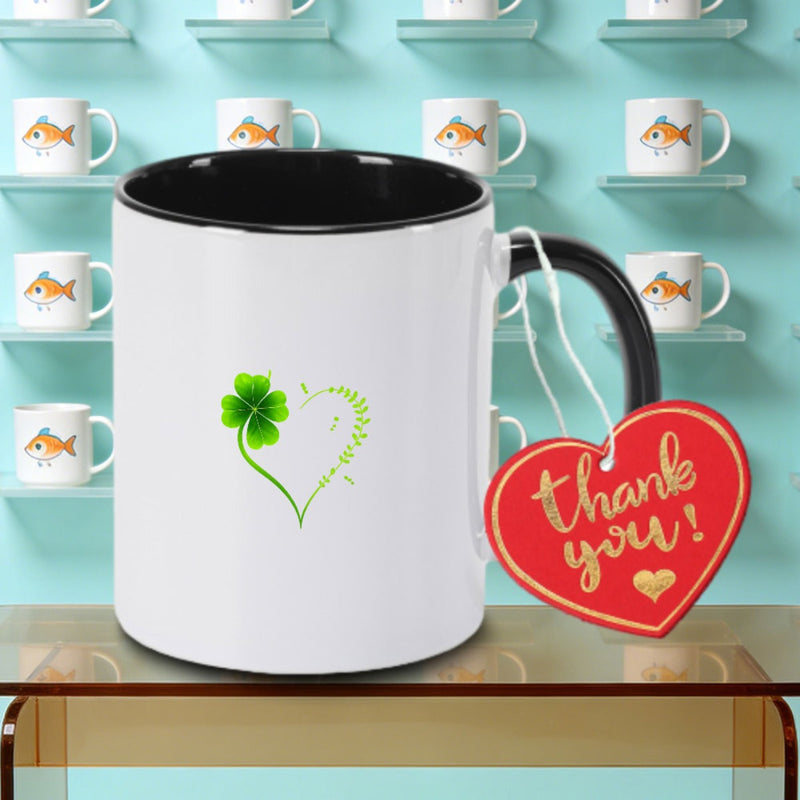 Tailorly Black Accent 11 oz Mug - Ablelingand Ha Print Logo