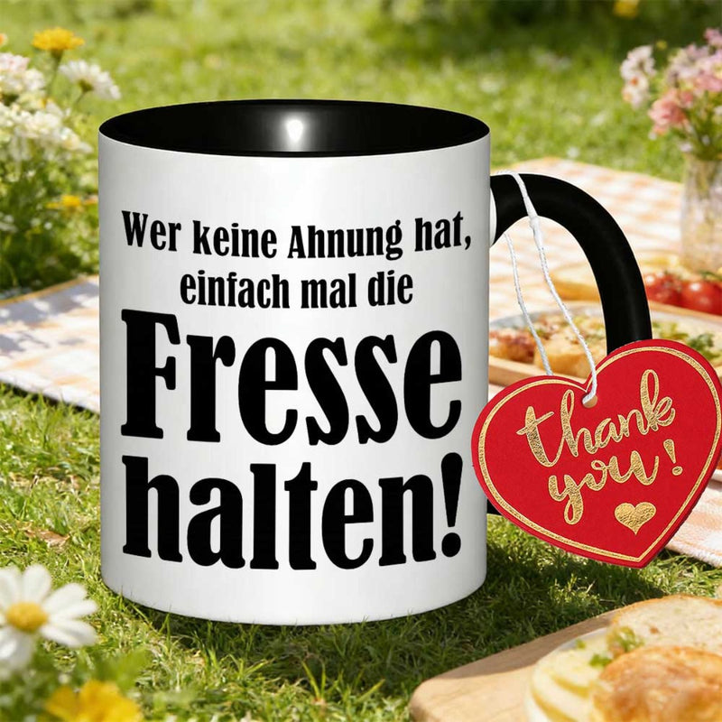 Tailorly Black Accent 11 oz Mug - coffe printed