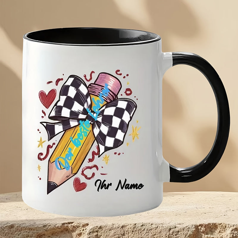 Tailorly Black Accent 11 oz Mug - pencil