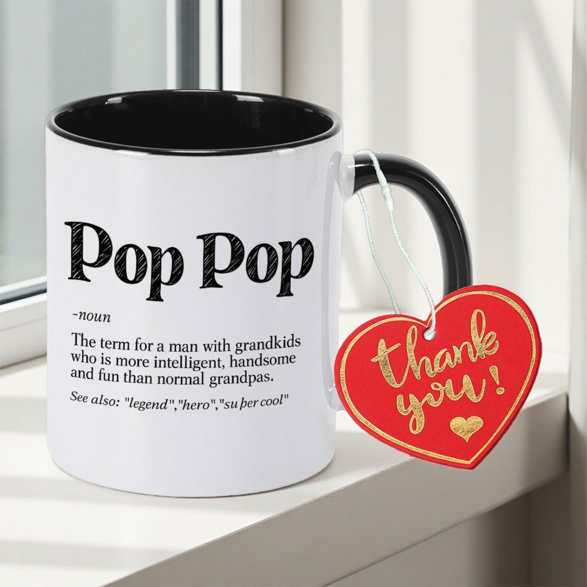 Tailorly Black Accent 11 oz Mug - Definition Print