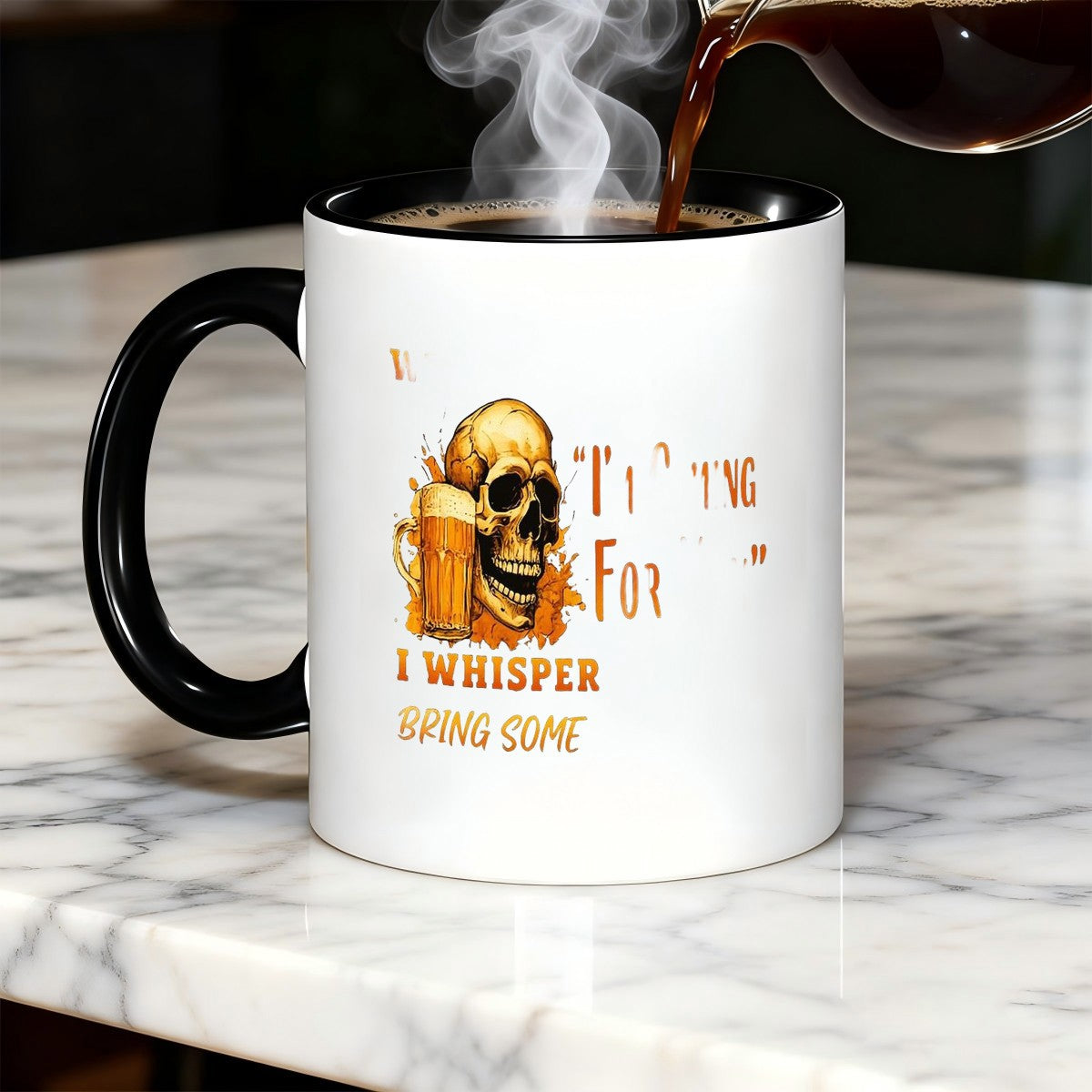 Tailorly Black Accent 11 oz Mug - ceramic mug coffee cup for office home use 12oz handmade stoneware with dishwasher safe perfect gift for