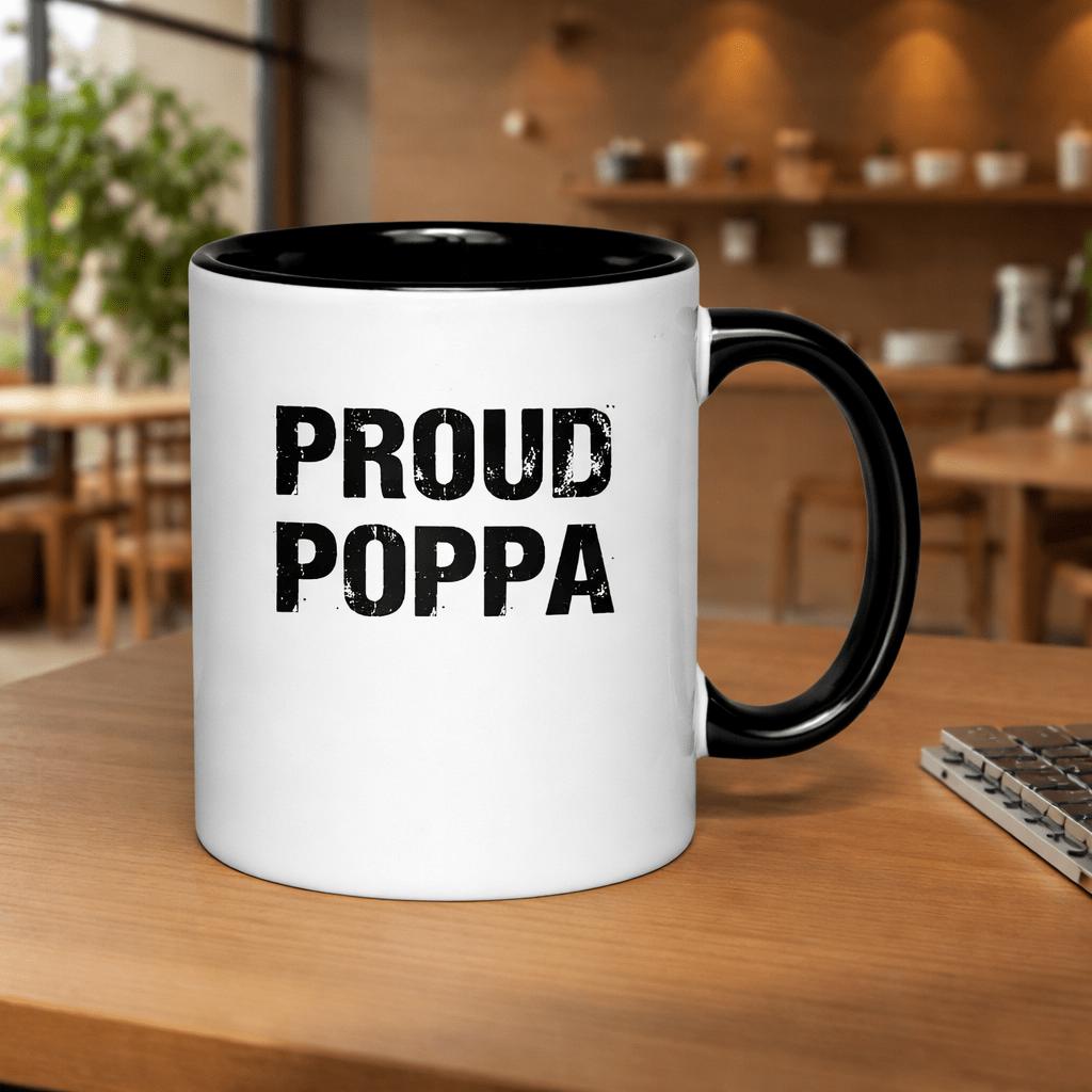 Tailorly Black Accent 11 oz Mug - pa gift for father grandpa